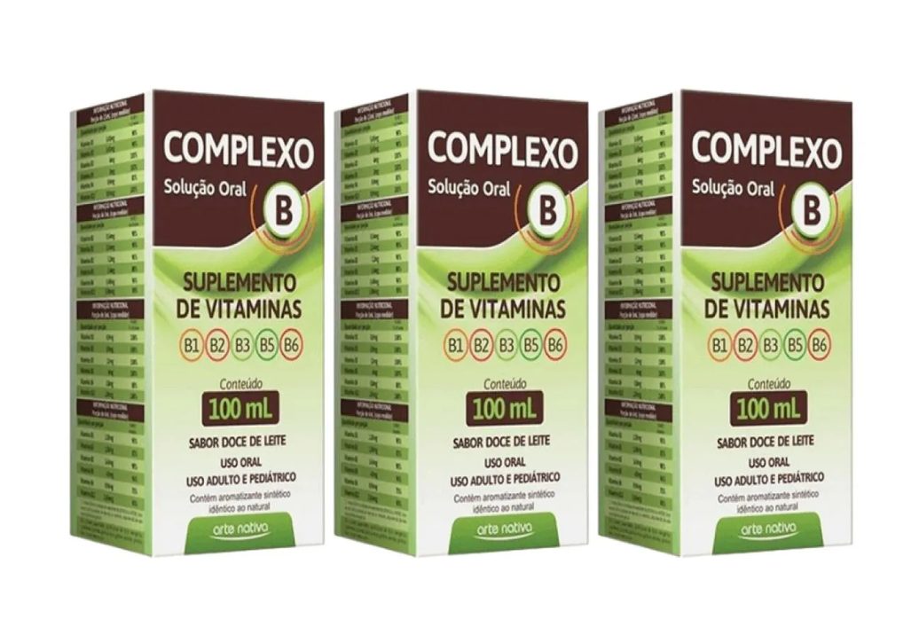 Kit C/3 Complexo B Solução 100Ml - Arte Nativa