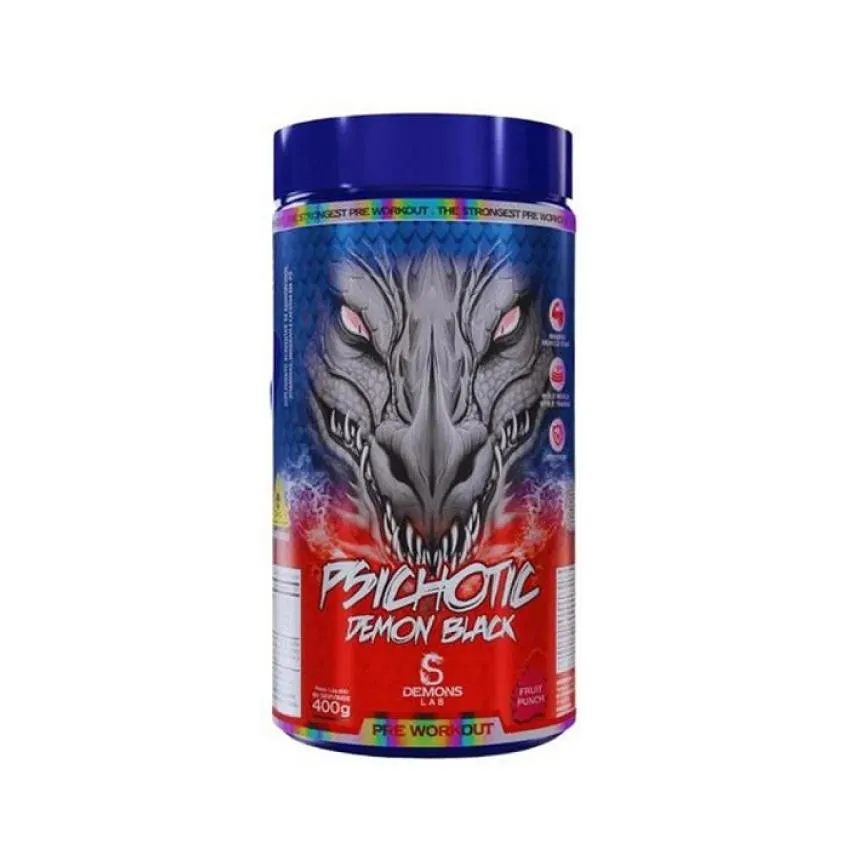 Psichotic Demon Black (400g) - Sabor: Fruit Punch