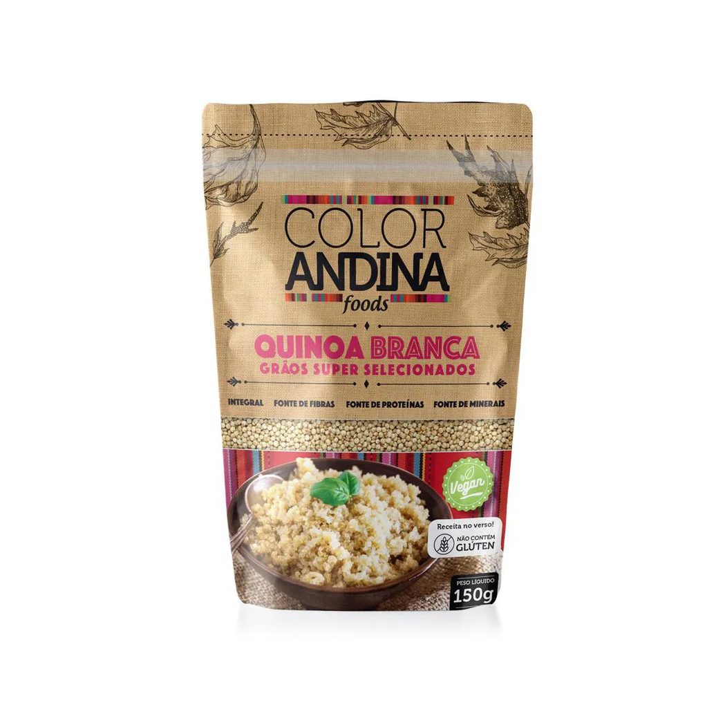 QUINOA REAL BRANCA - COLOR ANDINA FOOD 150G