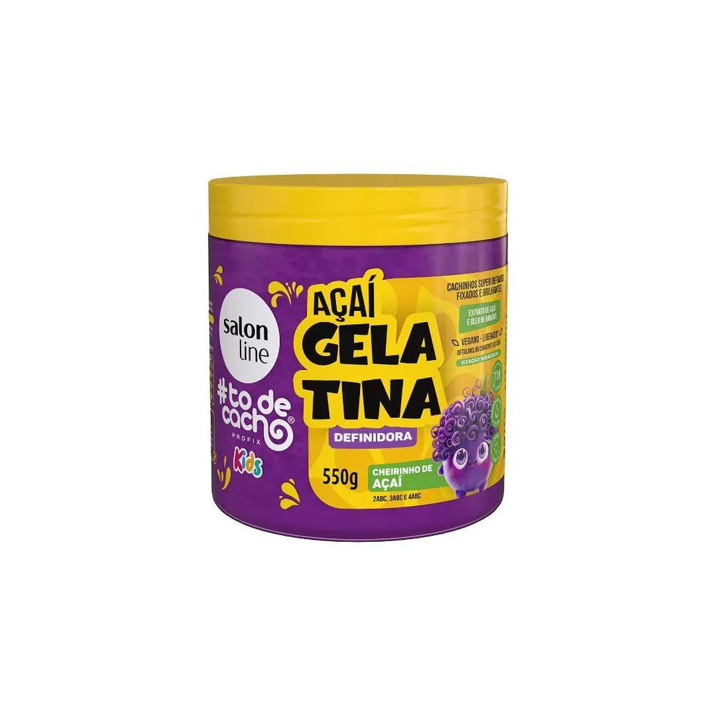 Gelatina Açaí #todecacho Kids Condicionante 550g