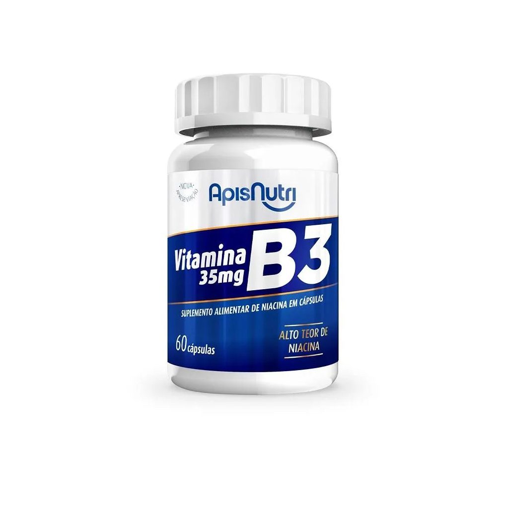Vitamina B3 - 35mg (60 Cápsulas) - Padrão: Único