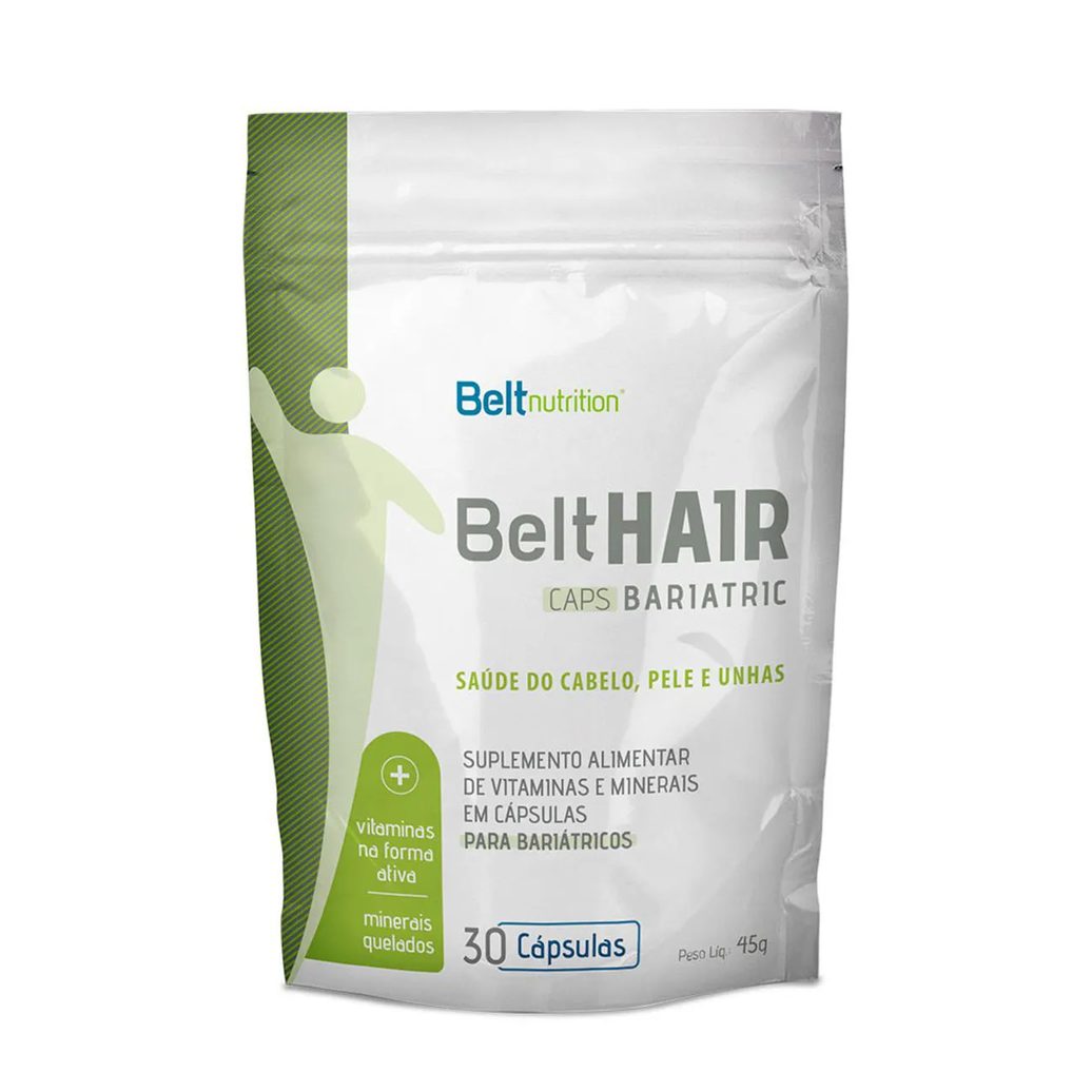 Polivitamínico Belt Nutrition Belt Hair Bariatric Caps 30 cápsulas