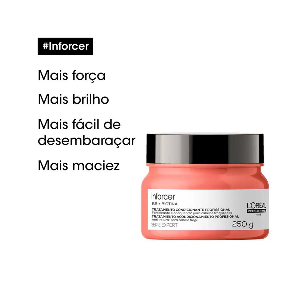 Máscara de Cabelo Fortalecedora L'Oréal Professionnel Inforcer Cabelos Danificados 250g
