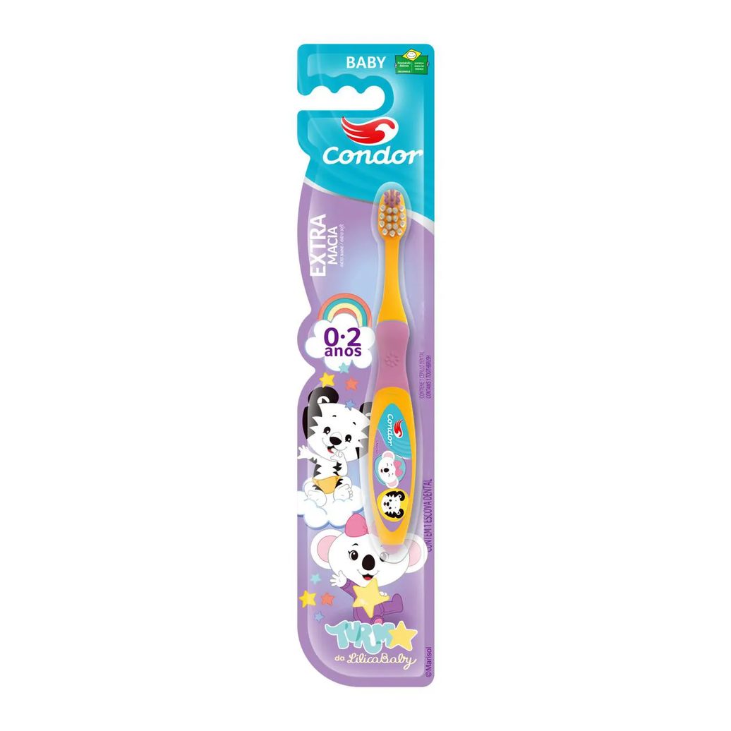 ESCOVA DENTAL EXTRAMACIA TURMA DA LILICA BABY CONDOR