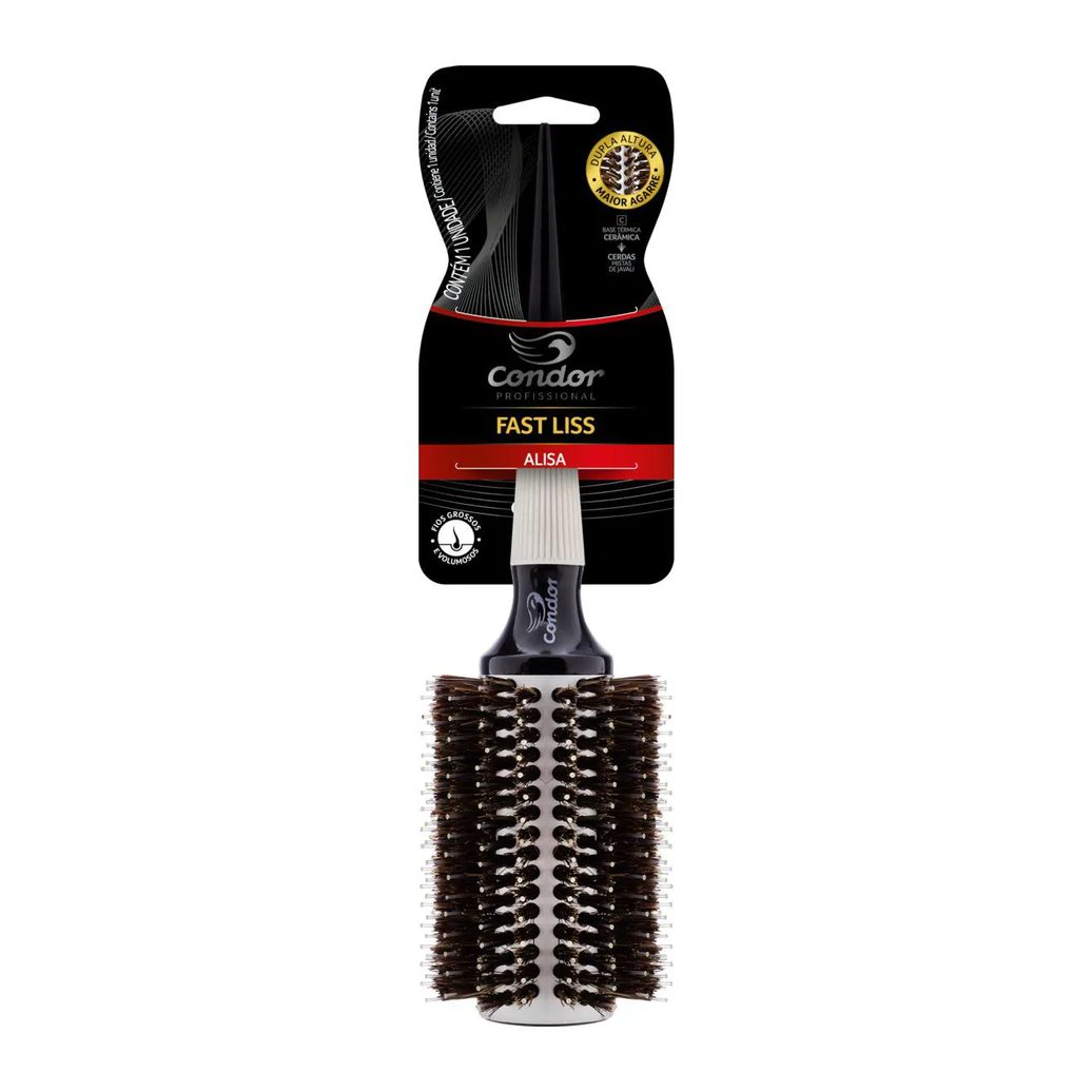 Escova para Cabelo Profissional Condor Fast Liss Ref. 7615