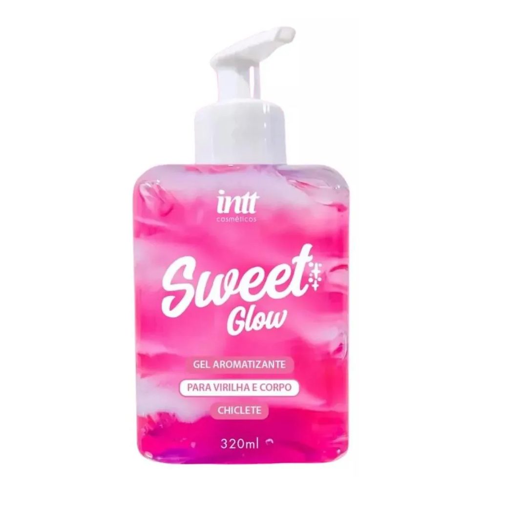Sweet Glow Gel Beijável Chiclete 320ml Intt