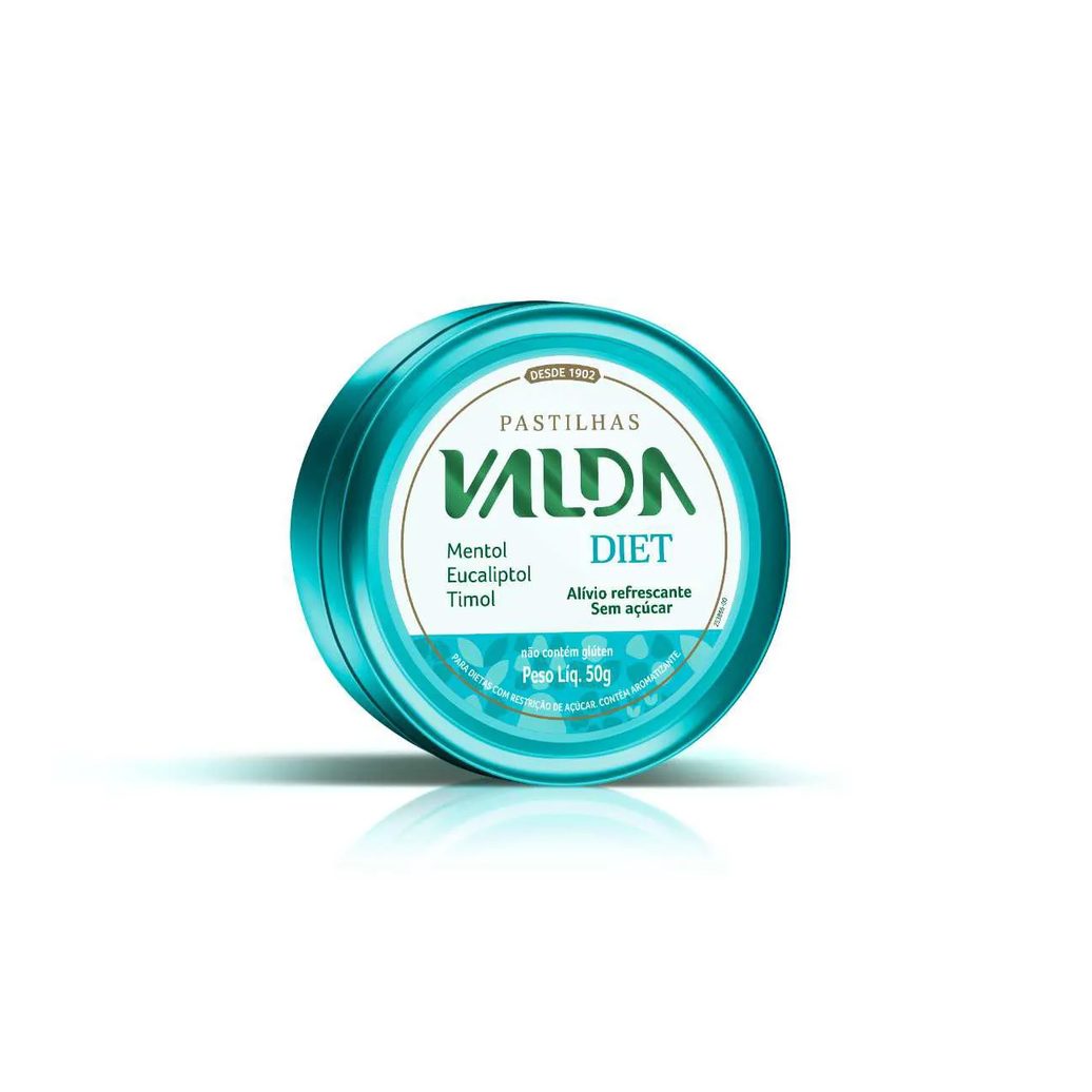 Pastilhas Valda Friends Mentol Eucaliptol Sem Açúcar 25g