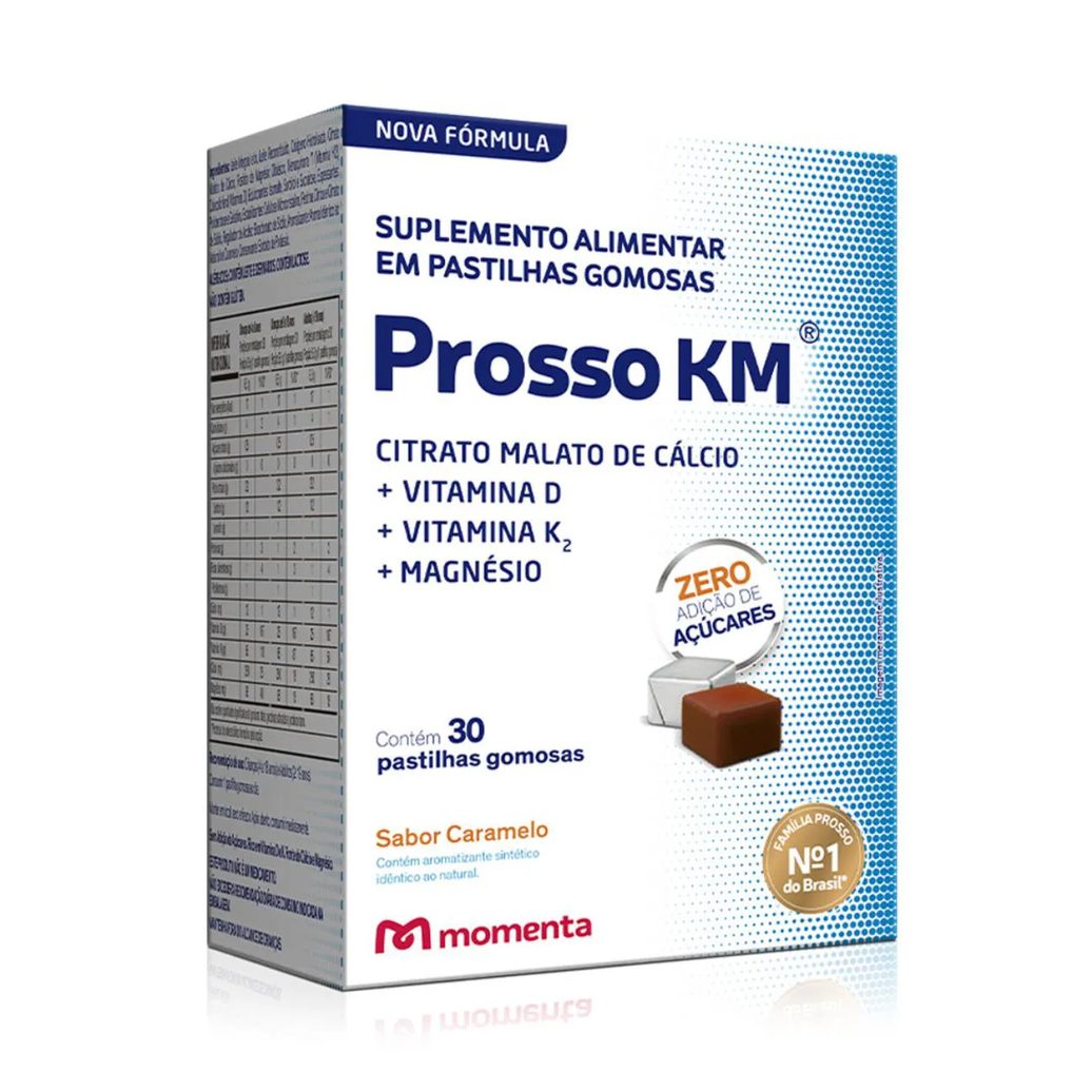 Cálcio Prosso KM MDK 30 tabletes
