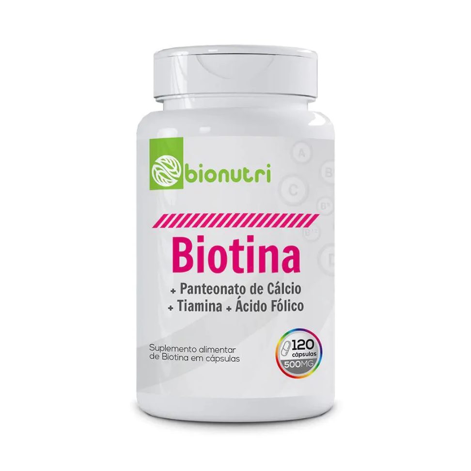 Biotina 500mg 120 cápsulas - Bionutri