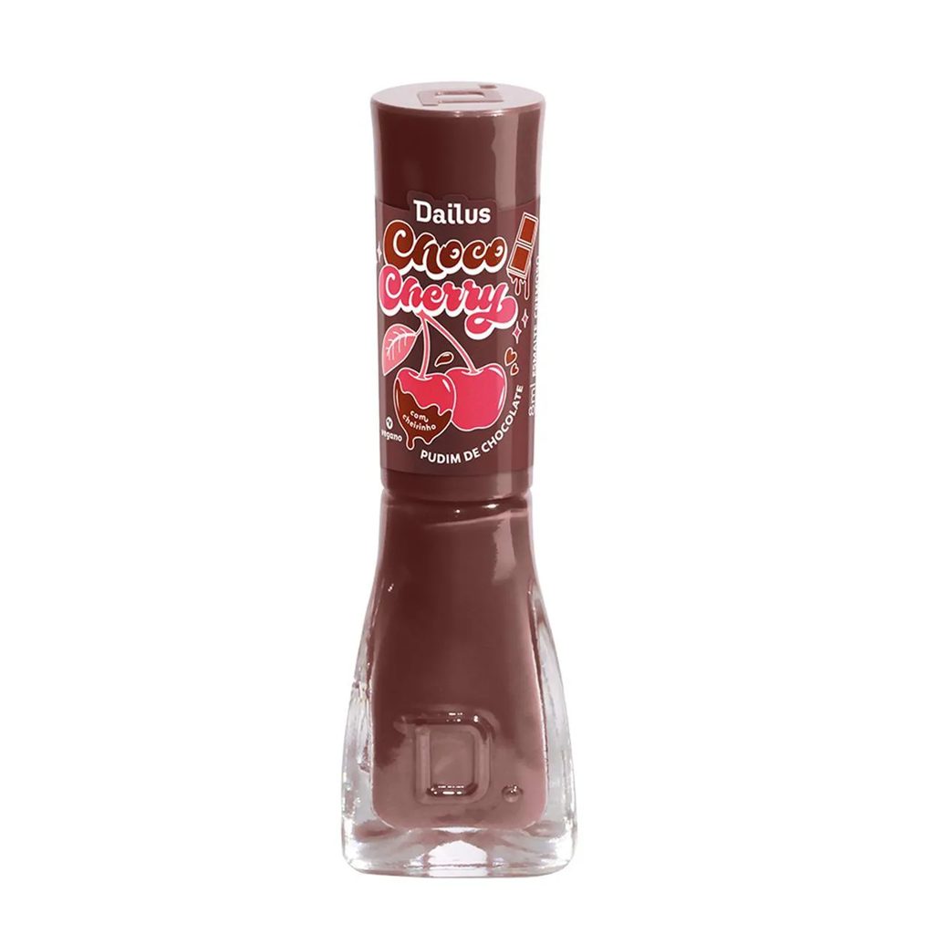 Esmalte Dailus Chococherry 8ml - Pudim de Chocolate