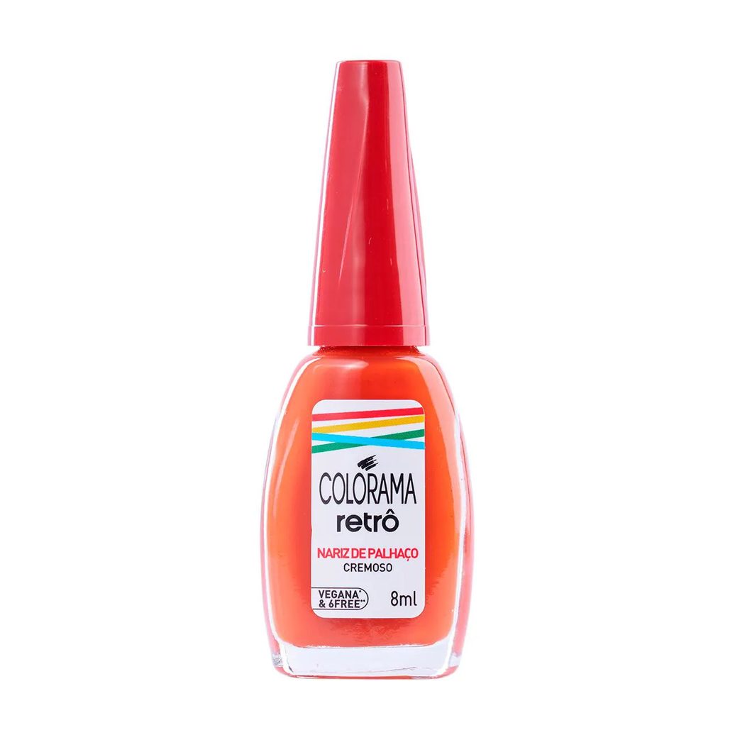 Esmalte Cremoso Colorama Retrô 8ml - Nariz de Palhaço