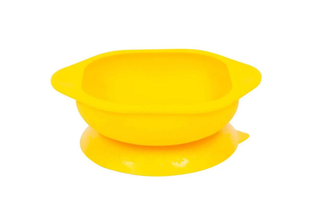 Tigela em Silicone com Sucção para Microondas Girafa Amarela - Marcus&marcus