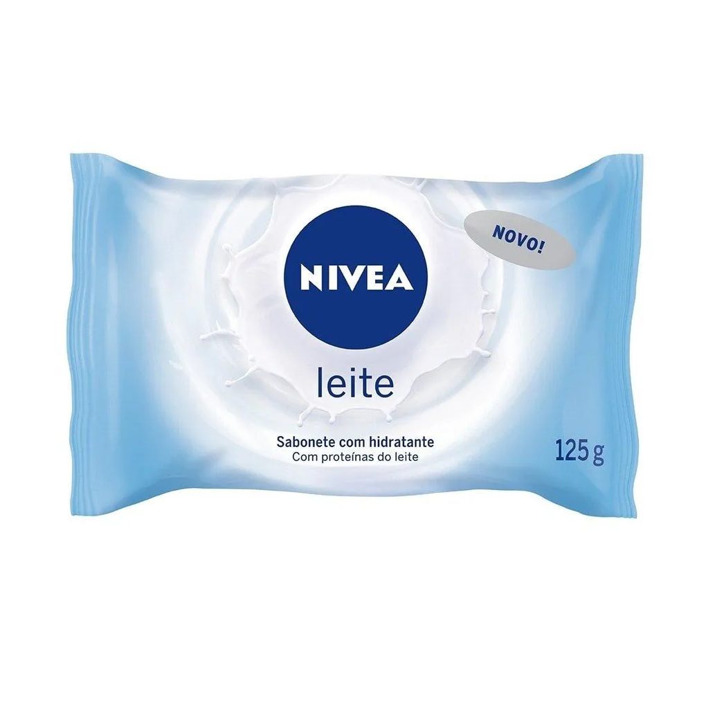Sabonete Nivea Hidratante Proteínas do Leite 125g Embalagem com 12 unidades