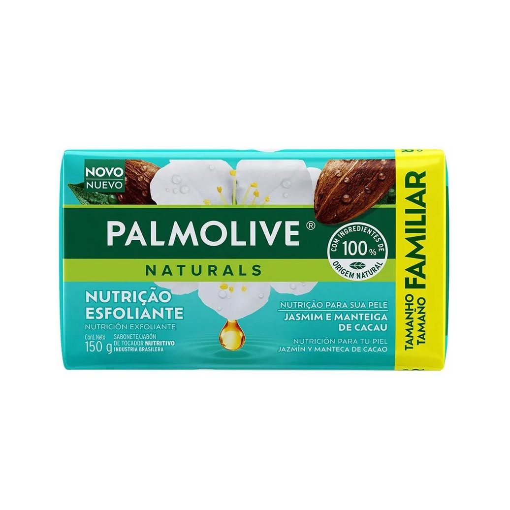 Sabonete Palmolive Naturals Nutrição Esfoliante 150g - Embalagem com 12 unidades