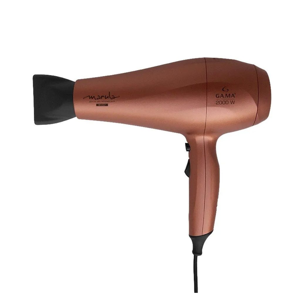 SECADOR DE CABELO GAMA MARULA CERAMIC ION - COM 2 VELOCIDADES 3 TEMPERATURAS 2000W, COBRE, BIVOLT 85