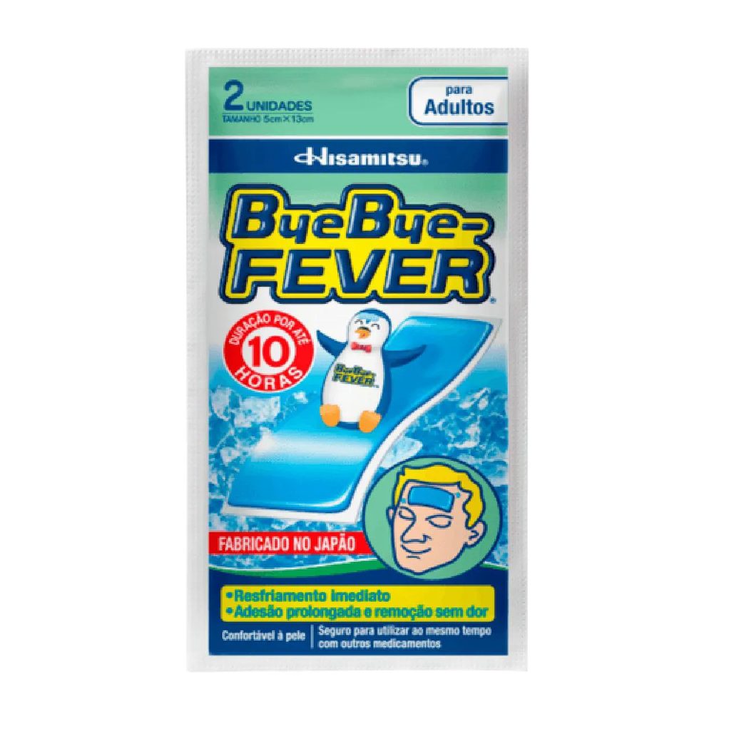 Adesivo Bye Bye-fever para Adultos 10 Horas 2un - Hisamitsu