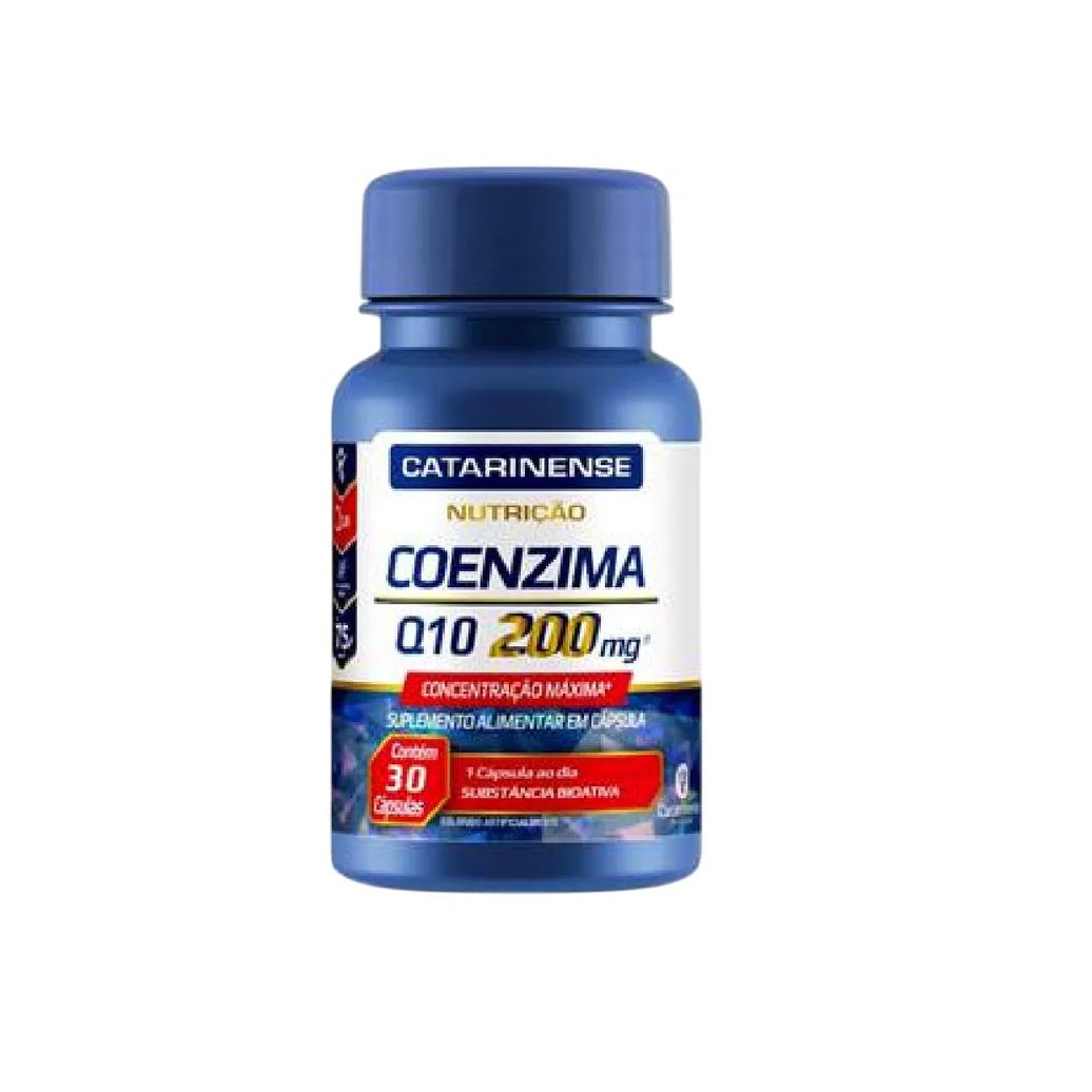 Coenzima Q10 200 Mg Catarinense Nutricao C30 Caps
