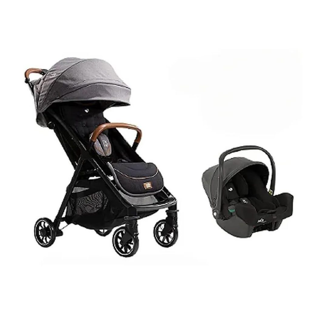 CARRINHO DE BEBê COMBO PARCEL CARBON COM BEBê CONFORTO I-SNUG JOIE