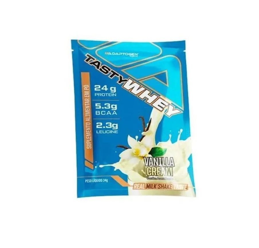 Tasty Whey Sachê - Sabor: Vanilla Cream (34g)