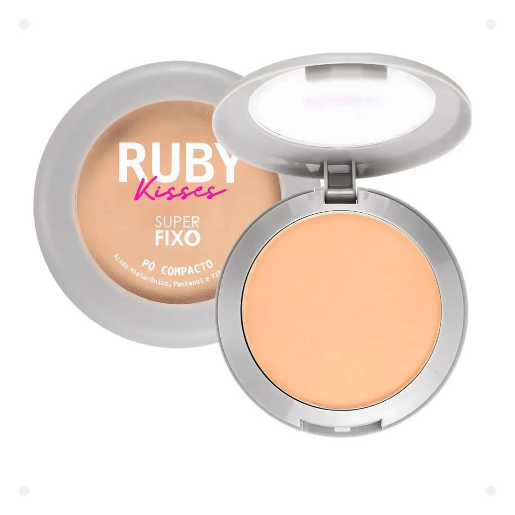 Pó Compacto Ruby Kisses Super Fixo Cor 130 Sfp130b