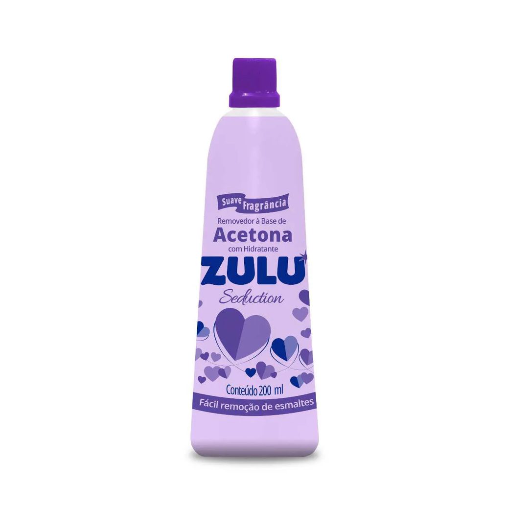 Removedor de Esmalte Zulu Seducion com 200ml