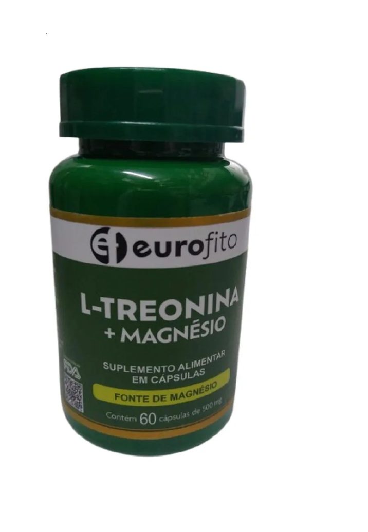 Suplemento Alimentar L - Treonina+magnesio 60 cápsulas - Eurofito