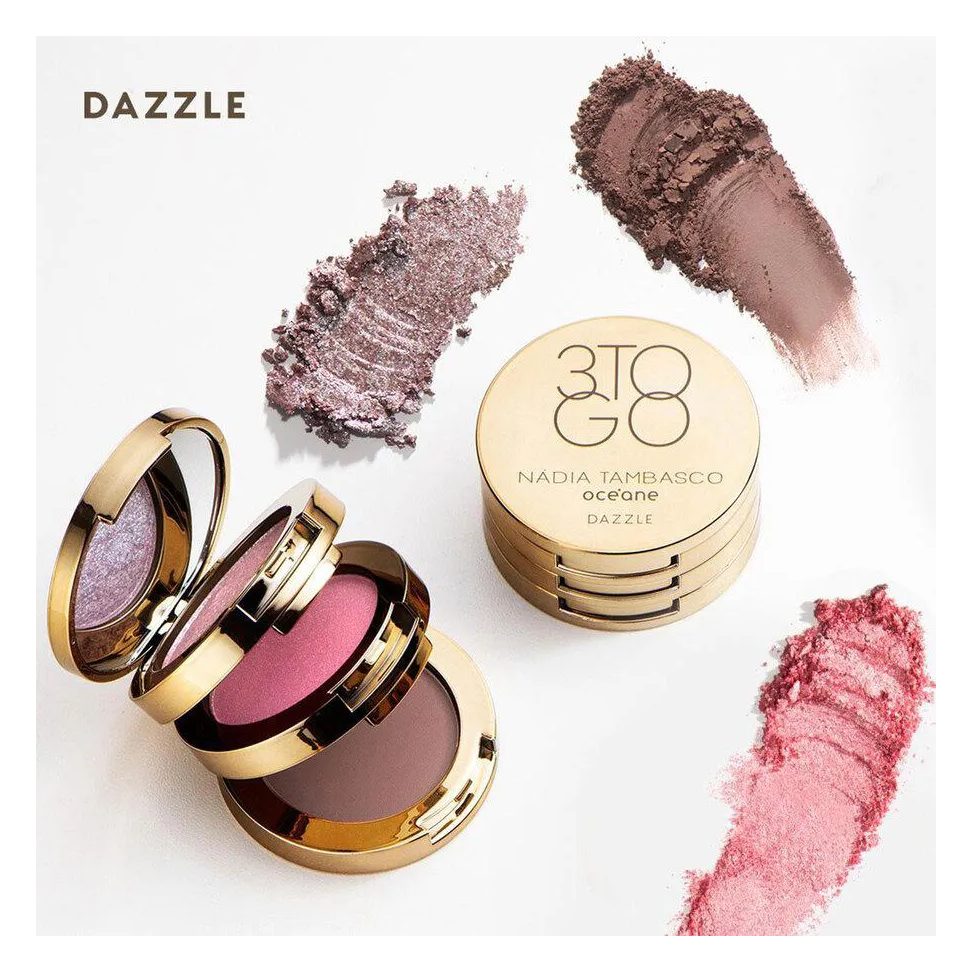 Océane Nádia Tambasco 3 To Go Dazzle - Paleta de Sombras 7,8g