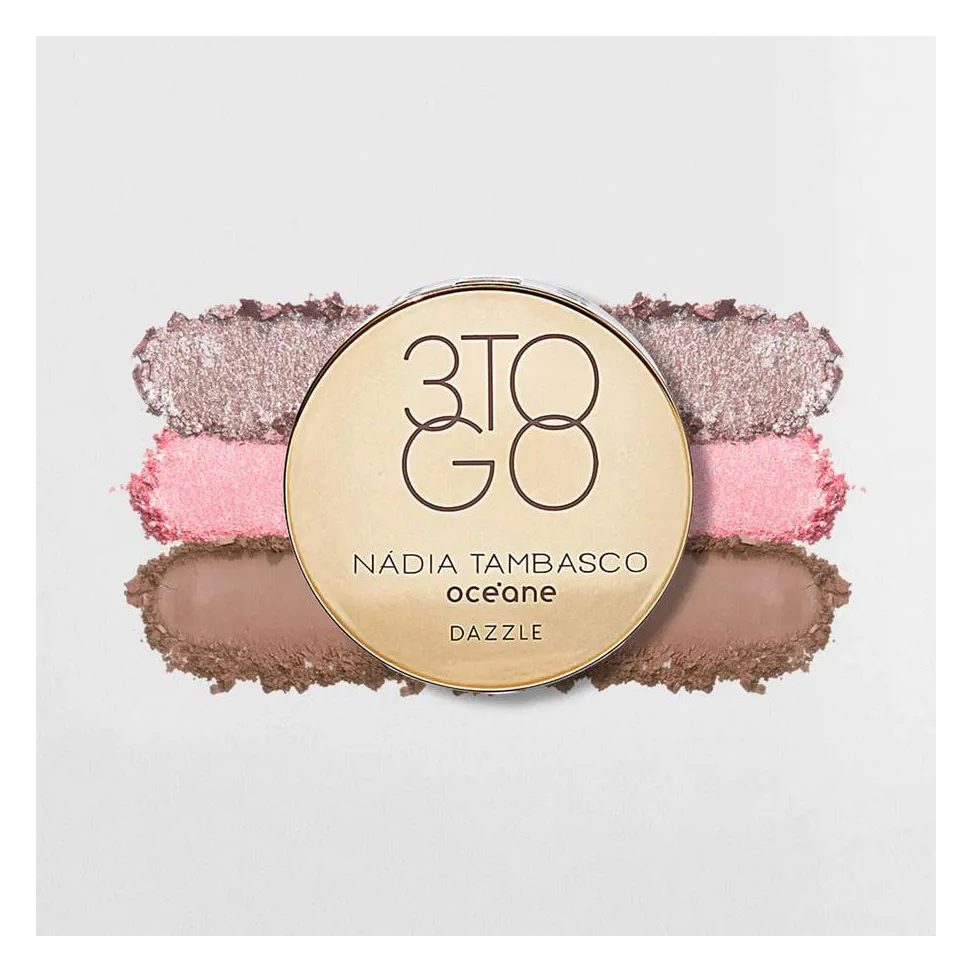 Océane Nádia Tambasco 3 To Go Dazzle - Paleta de Sombras 7,8g
