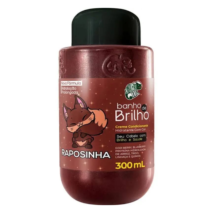 Banho de Brilho para Ruivas Raposinha Kamaleão Color 300ml