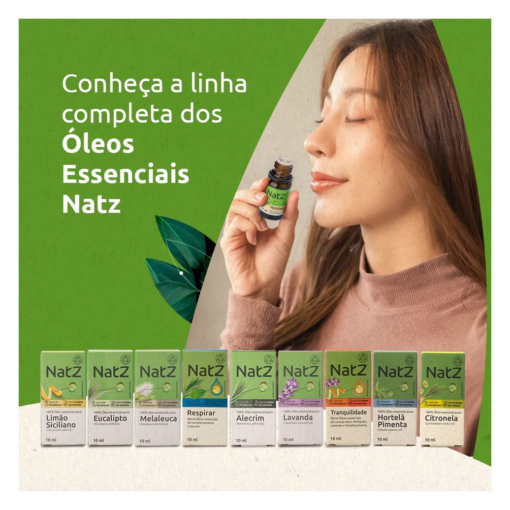 Óleo Essencial Natz Hortelã Pimenta 10ml