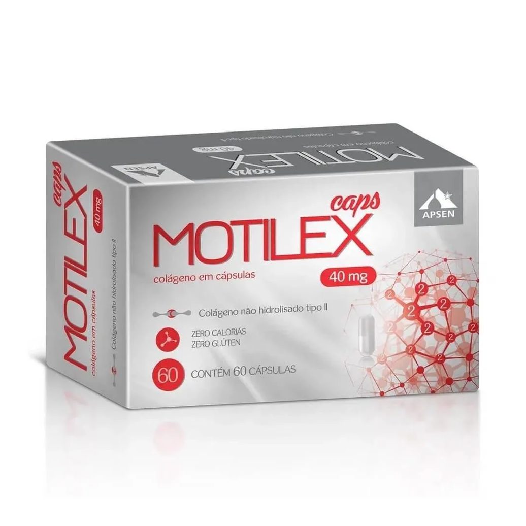 Suplemento Apsen Motilex cápsulas Colágeno Tipo 2 60cps