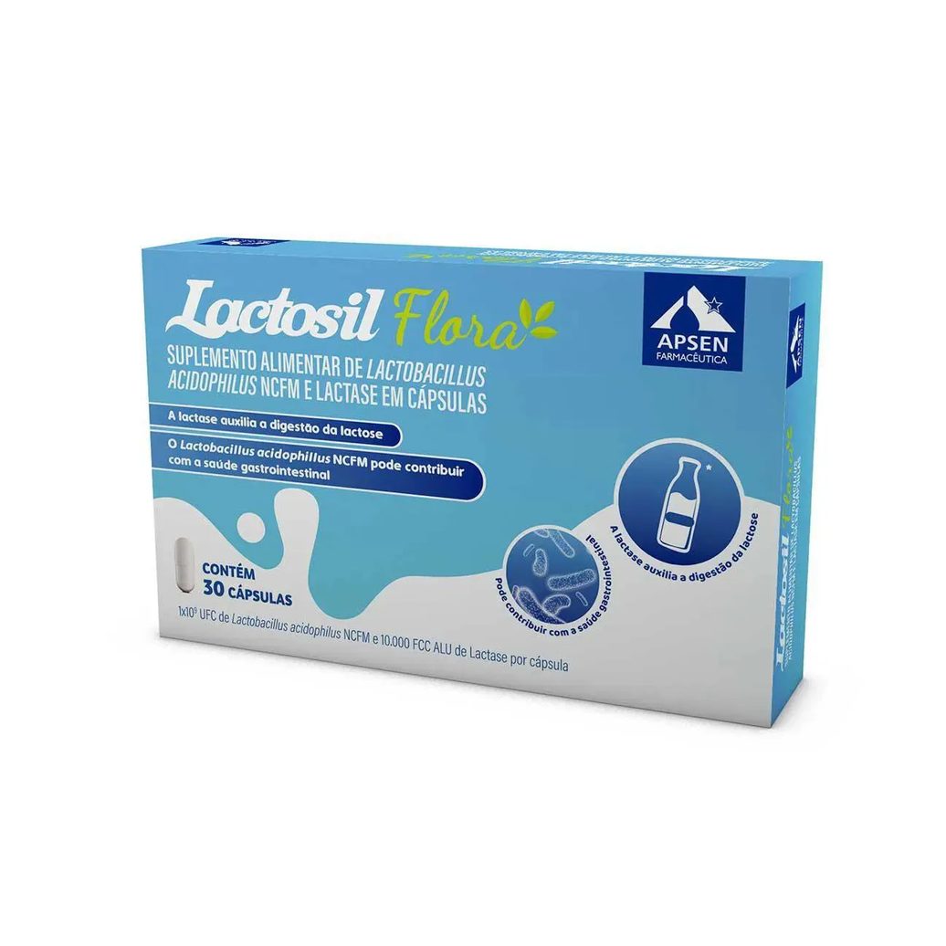 Suplemento Lactosil Flora Lactase 10000fcc Lactose 30cps