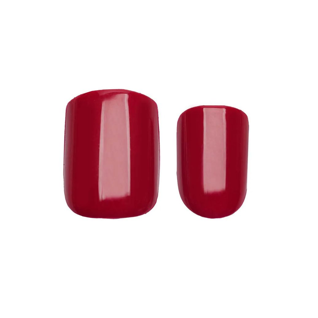 Unhas Autocolantes Kiss NY Impress Color Quadrado Curto Tweetheart 30 Unidades