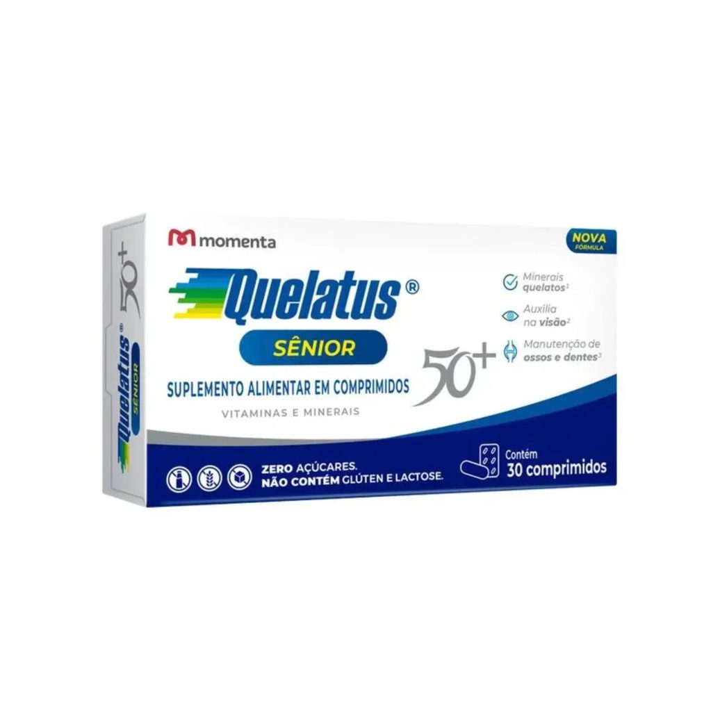 Suplemento Alimentar Quelatus Sênior 50+ 30Cpr