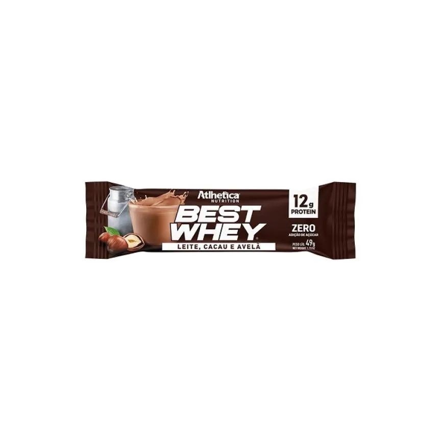Best Whey Bar (62g) - Sabor: Leite, Cacau e Avelã (49g)