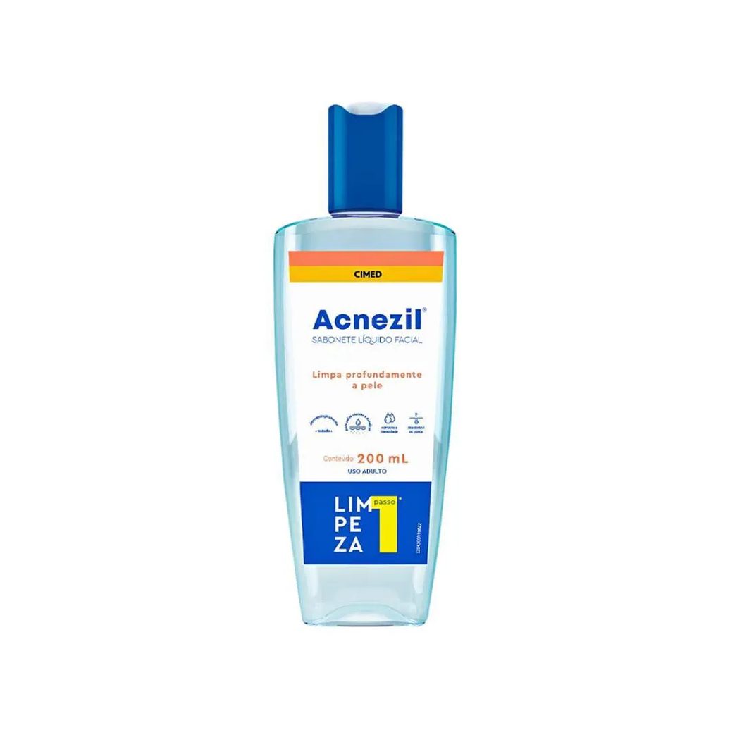 Sabonete Líquido Facial Acnezil 200ml - Cimed