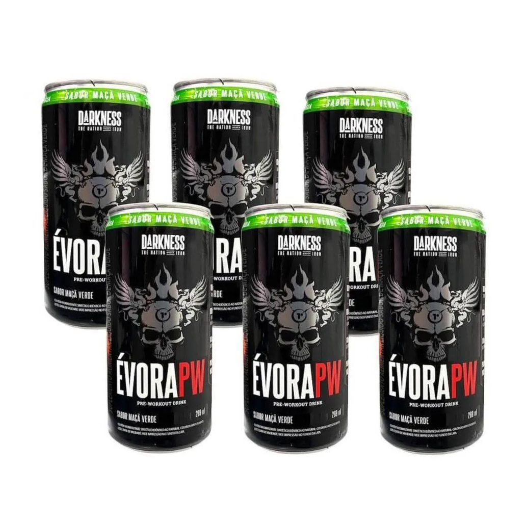 Évora Pw Drink (6 unidades - 269ml) - Sabor: Maçã Verde