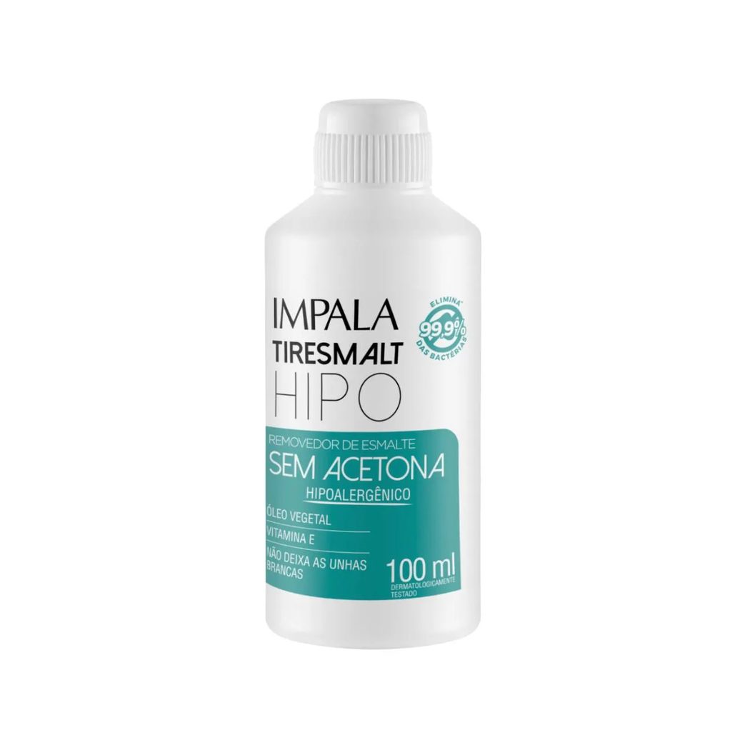Removedor de Esmalte sem Acetona Tiresmalt Impala Hipo 100Ml