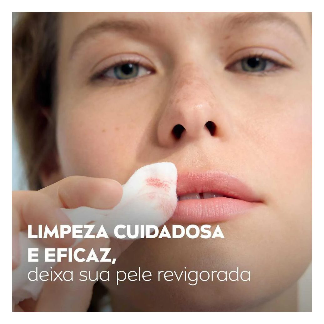 Lenço Demaquilante Nivea 3 em 1 Ação Refrescante 25 unidades
