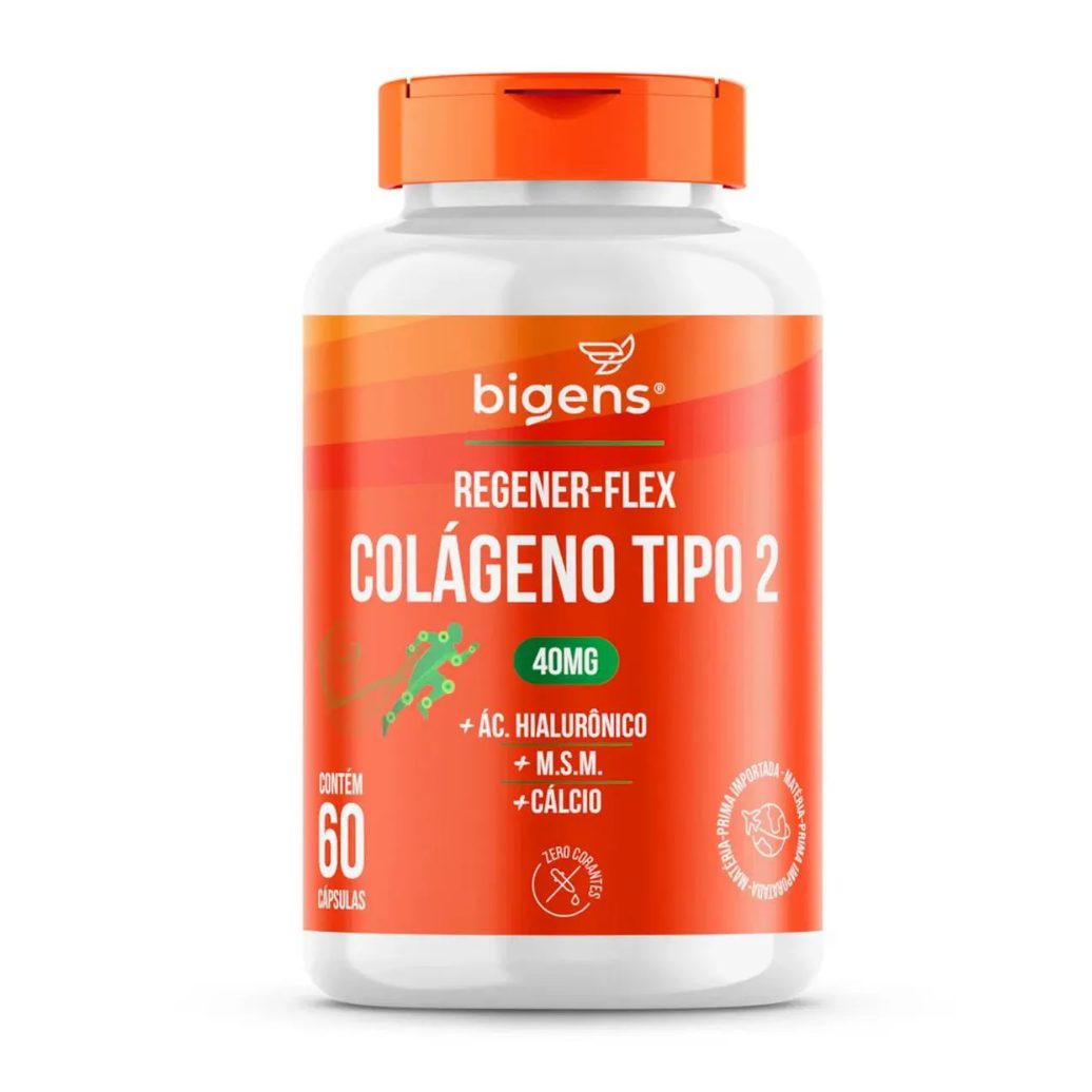 Colágeno Tipo Ii Regener Flex Bigens 60 Capsulas sem Sabor