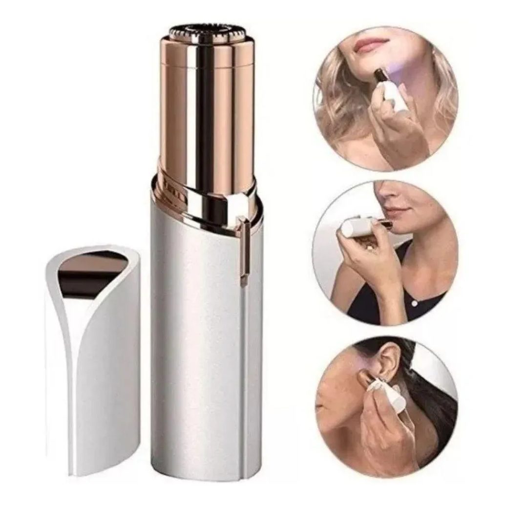 Kit Depilador Portátil para Sobrancelha e Depilador Facial Buço Aparador de Pelos
