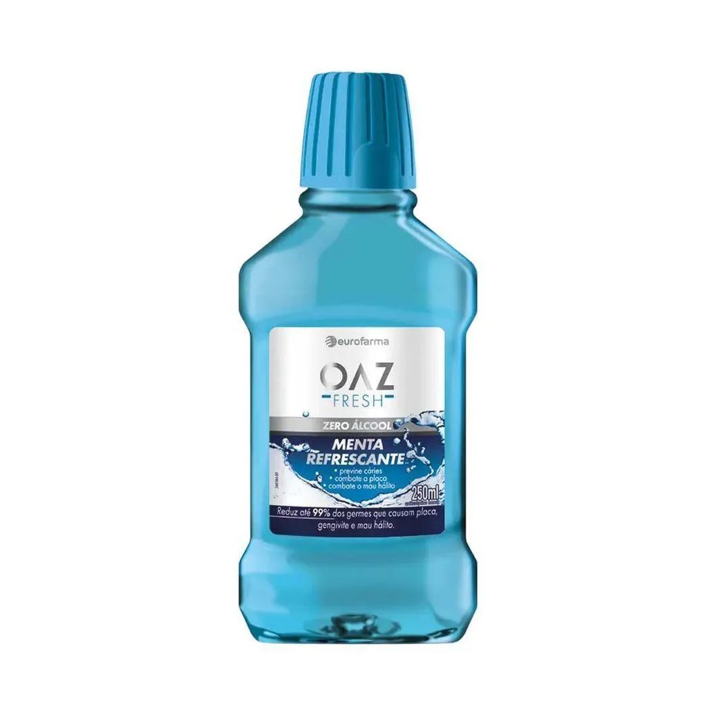 Enxaguante Bucal Oaz Menta Refrescante Eurofarma 250ml