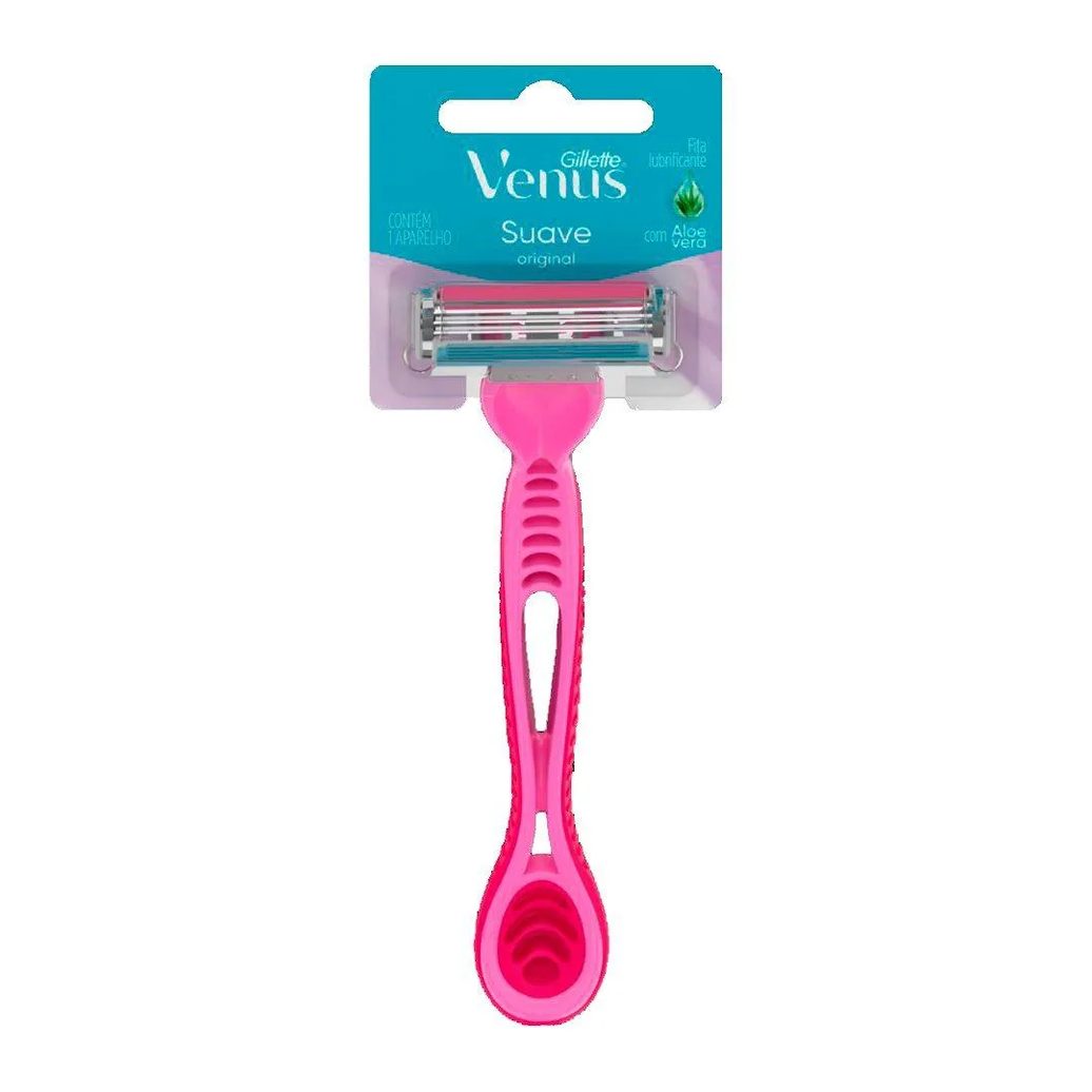 Aparelho Gillette Venus Suave Original Feminino Cartela - Embalagem com 12 unidades