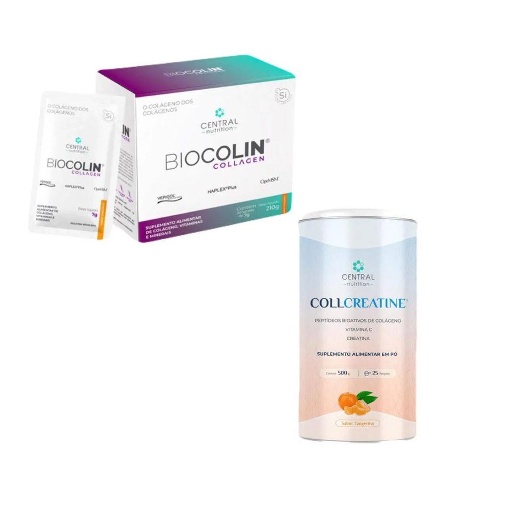 Biocolin Collagen+collcreatine - Tangerina - Central Nutrition
