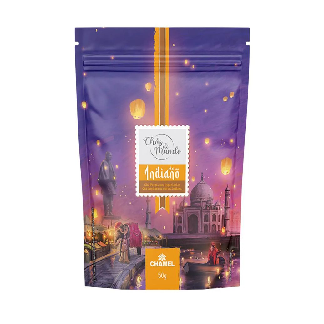 Chás do Mundo Pouch Chá Indiano 50g - Chamel