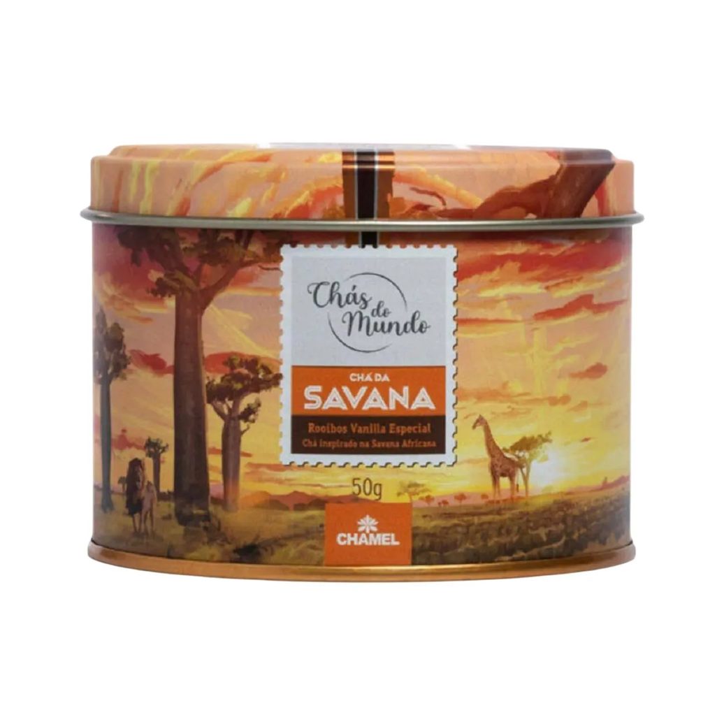 Chás do Mundo Pouch Chá Savana Lata 50g - Chamel