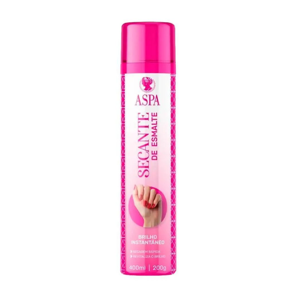 Kit 6Un Spray Secante de Esmalte Aspa - 400ml - Seca Instantaneo