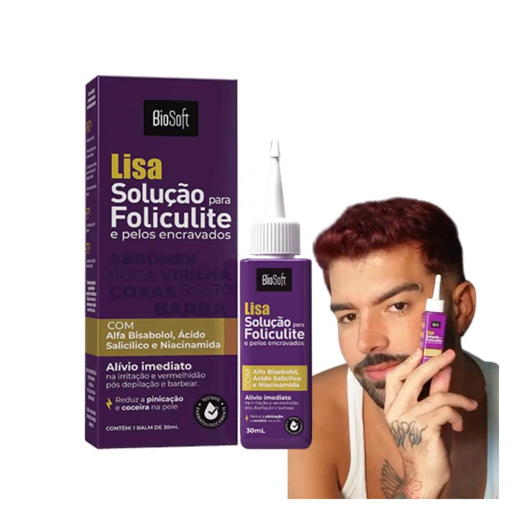 Locao Pos Barba Calmante Foliculite Coceira Pelo Encravado