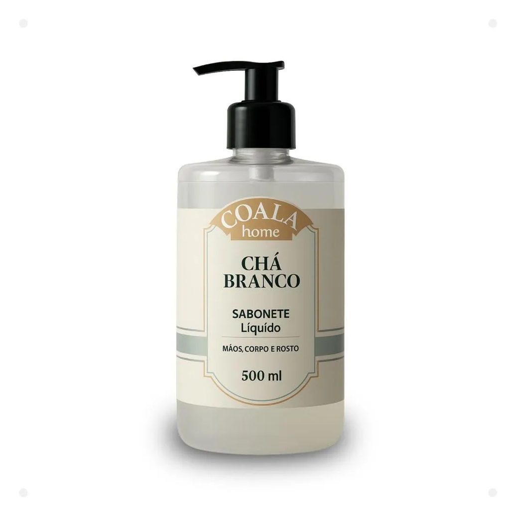 SABONETE LIQUIDO COALA HOME CHá BRANCO 500ML