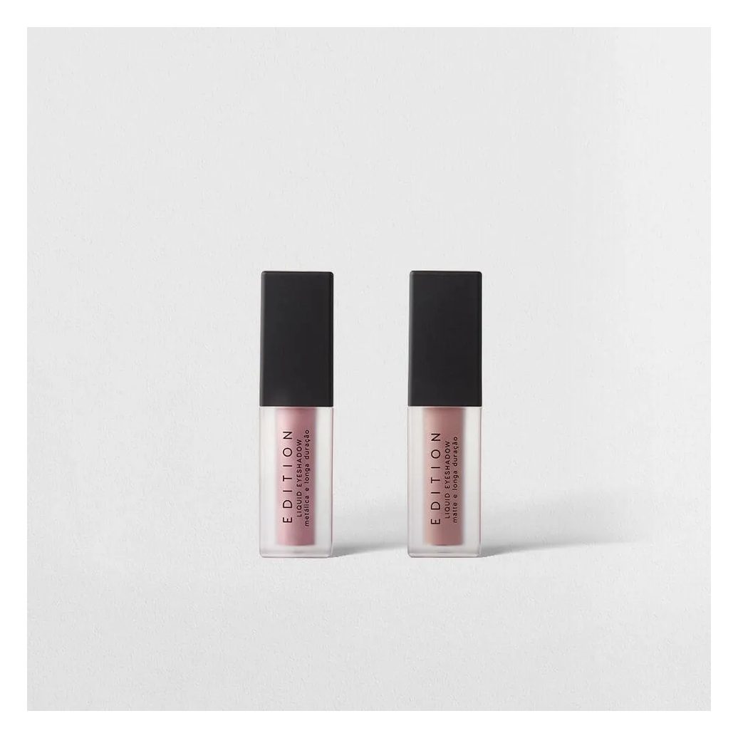 Kit Sombra Líquida Rosa Matte Sombra Líquida Rosa Metalizada Océane Edition